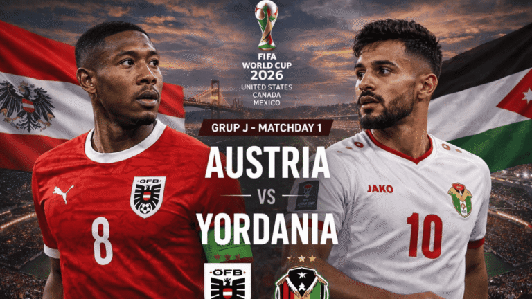 Prediksi Austria vs Yordania: Kualitas Eropa Diuji Semangat Wakil Asia