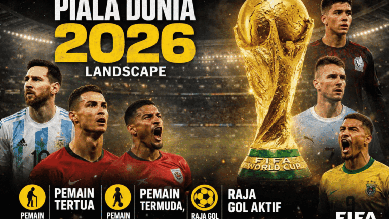 FIFA Ungkap Fakta Unik Piala Dunia 2026, Dari Veteran 43 Tahun hingga Wonderkid 17 Tahun