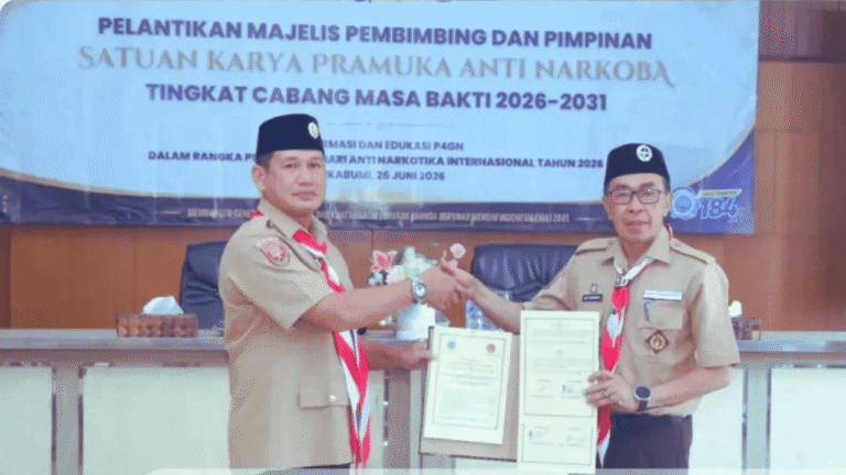 BNNK Sukabumi dan Pramuka Perkuat Sinergi, Bentuk Kader Muda Pelopor Anti Narkoba