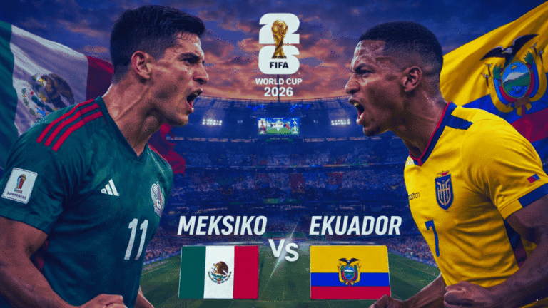 Meksiko vs Ekuador: Tuan Rumah Waspadai Kejutan La Tri di Babak 32 Besar Piala Dunia 2026