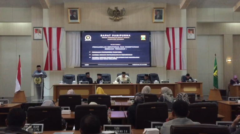 Perkuat Regulasi Daerah, 2 Raperda Disepakati DPRD dan Pemkab Sukabumi