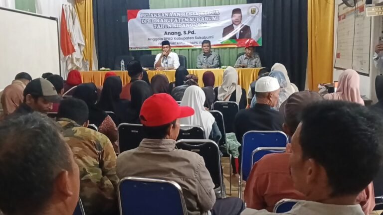Aspirasi Infrastruktur dan Pendidikan Mengemuka dalam Reses Anang di Waluran