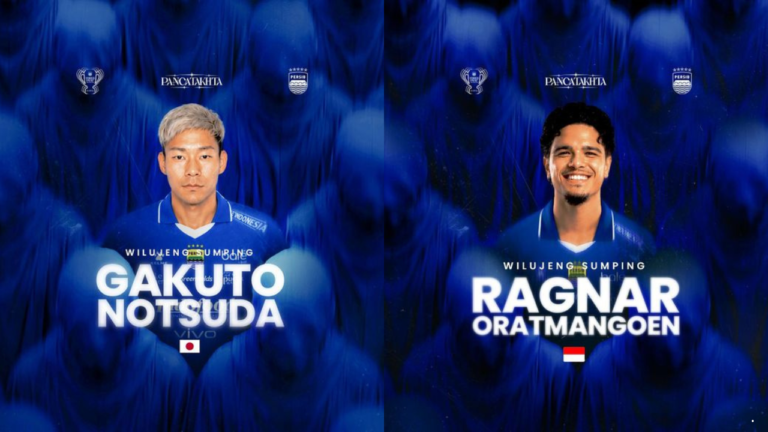 Wilujeng Sumping! Persib Perkenalkan Ragnar Oratmangoen dan Gakuto Notsuda