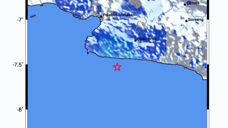 Gempa Dangkal M 3,7 Guncang Sukabumi, BMKG Sebut Dipicu Sesar Aktif Bawah Laut