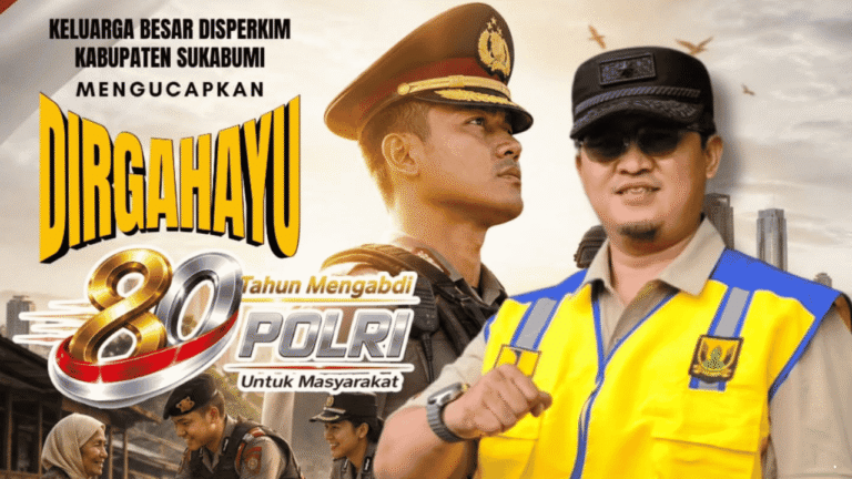 Hari Bhayangkara ke-80, Disperkim Kabupaten Sukabumi Apresiasi Dedikasi Polri