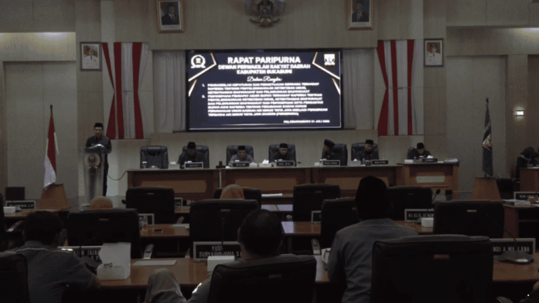 Dua Agenda Penting Paripurna DPRD Sukabumi, Raperda Trantibum Disetujui dan PDAM Menuju Perseroda
