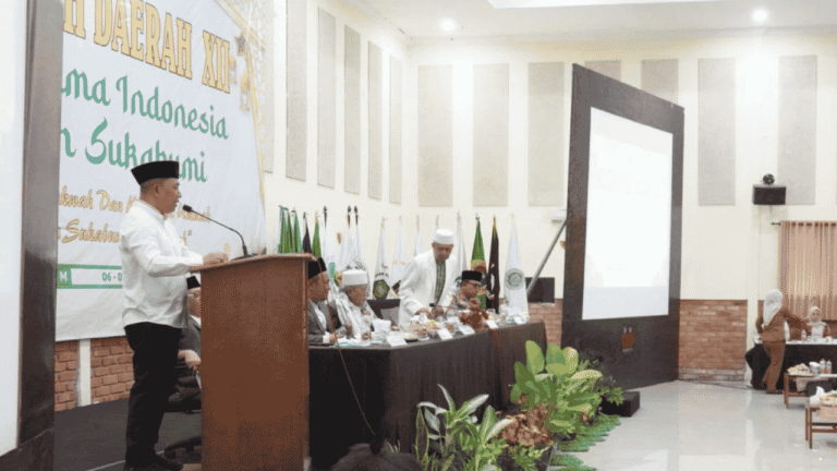 Buka Musda ke-12 MUI Sukabumi, Wabup Andreas Minta Musyawarah Berjalan Demokratis dan Bermartabat
