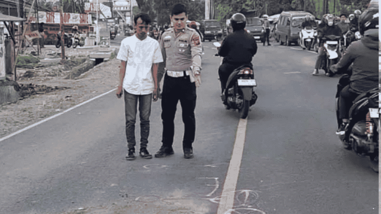 2 Motor dan Truk Kontainer Terlibat Kecelakaan Maut di Parungkuda Sukabumi, Satu Pengendara Tewas