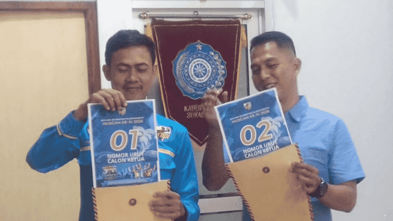 Jelang Muscam, Nomor Urut Calon Ketua PK KNPI Palabuhanratu Resmi Ditetapkan
