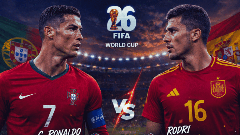 Portugal vs Spanyol, Adu Kuat Dua Raksasa Eropa di Babak 16 Besar Piala Dunia 2026