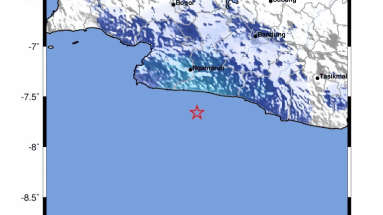 Gempa Dangkal M4,3 di Laut Sukabumi, BMKG: Dipicu Aktivitas Sesar Aktif