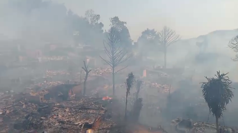 Puluhan Rumah Adat Kasepuhan Ciptamulya Sukabumi Ludes Terbakar, 420 Jiwa Mengungsi