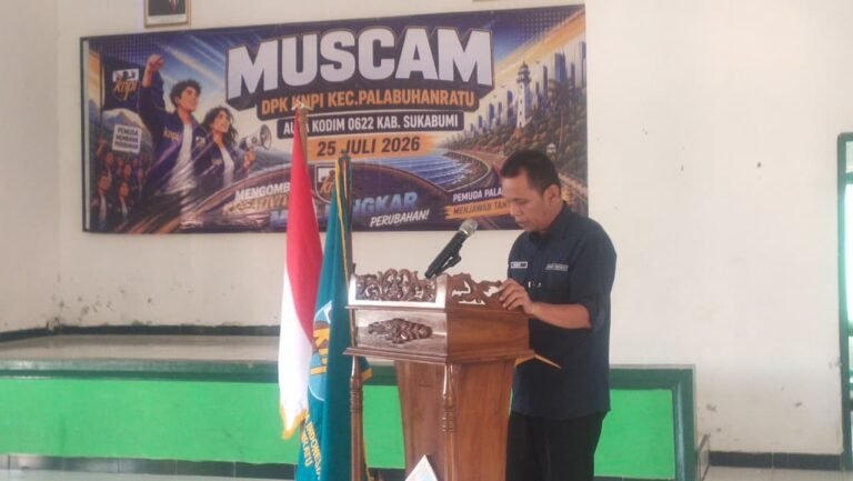 Muscam XI KNPI Palabuhanratu Resmi Dibuka, Plt Camat Dorong Lahirnya Pemimpin Muda Berkualitas