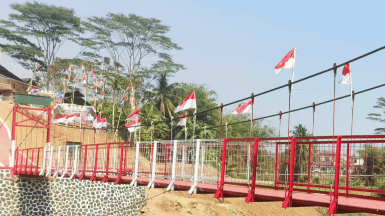 Jembatan Garuda Ariadipa Kebonpedes Diresmikan, Konektivitas Warga Sukabumi Diperkuat