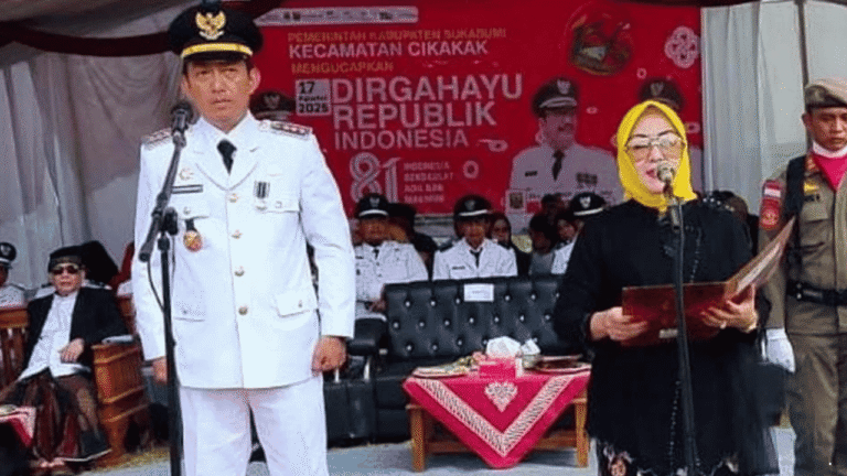Rika Yulistina Bacakan Teks Proklamasi HUT ke-81 RI di Cikakak, Titip Pesan Ini
