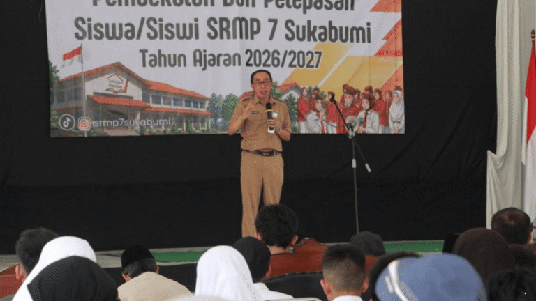 Lolos Seleksi dari 523 Pendaftar, 60 Siswa Mulai Tempuh Pendidikan di SRMP 7 Sukabumi