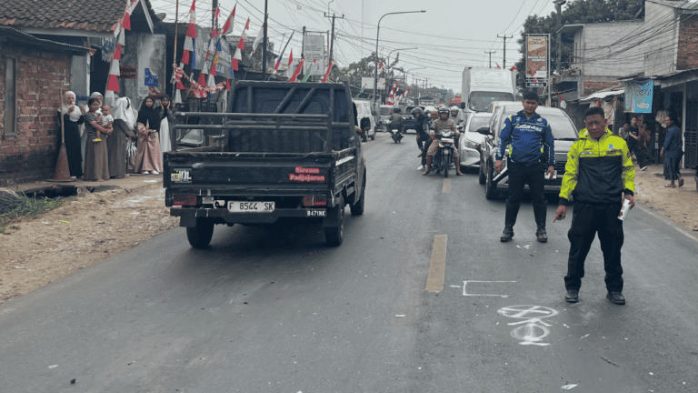 Truk Box dan Motor Terlibat Kecelakaan di Jalan Sukabumi-Bogor, Satu Orang Meninggal Dunia