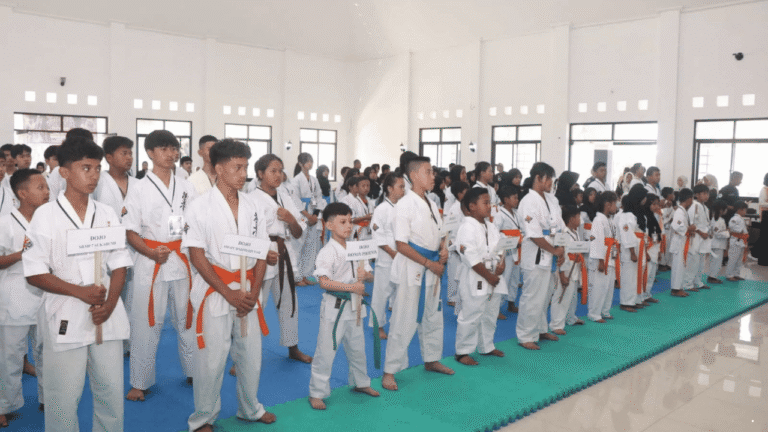 130 Atlet SD hingga SMA Ramaikan Kejuaraan ASBKI Piala Bupati Sukabumi di Cicurug, Wabup Andreas Tekankan Sportivitas