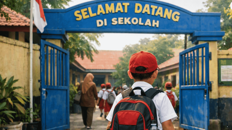 Abu Vulkanik Anak Krakatau Menjauh, Siswa di Kota Sukabumi Kembali ke Sekolah usai Sempat PJJ Sehari