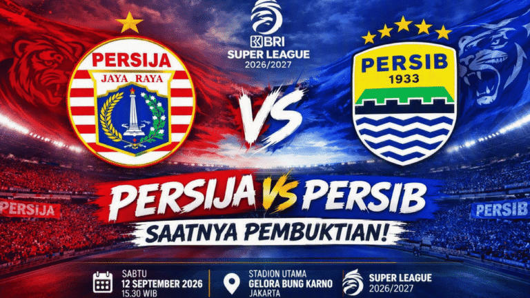 Persija vs Persib di Super League 2026: Duel Gengsi dan Pembuktian di GBK