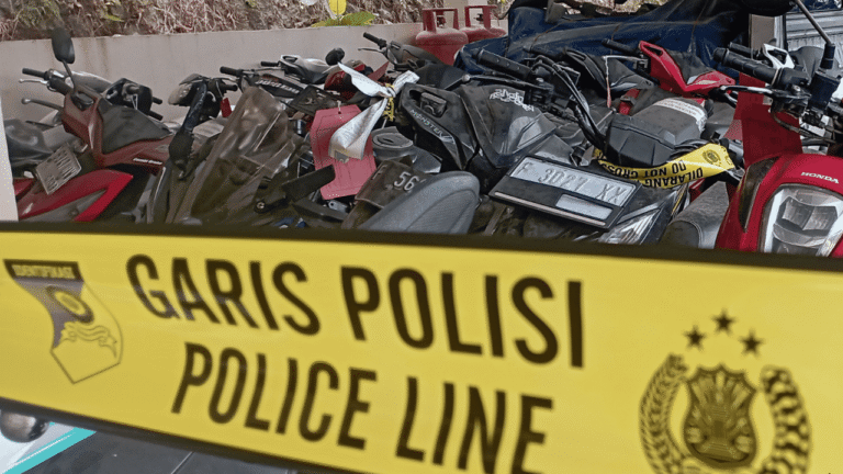 60 Motor Hasil Curanmor Diamankan Polres Sukabumi, 12 Tersangka dari 6 Kelompok Ditangkap