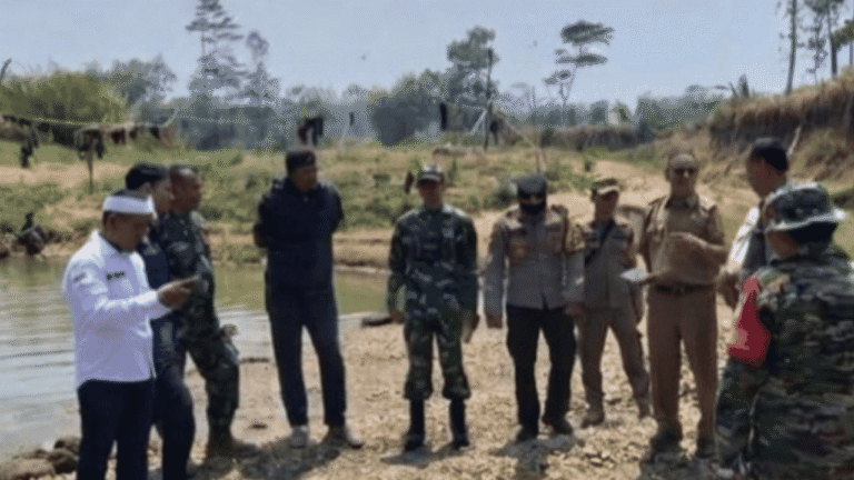 Dugaan Tambang Liar di Sungai Cikaso Sagaranten Sukabumi Disidak, Satpol PP dan Forkopimcam Temukan Bekas Galian